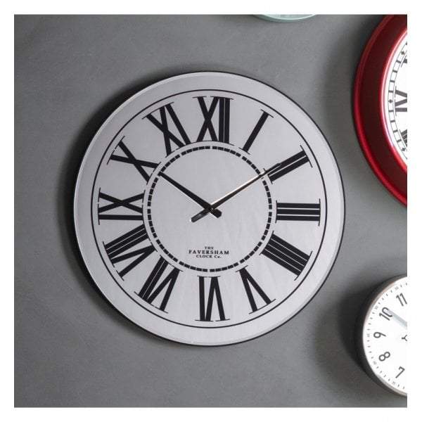 Heycroft Clock W550 x D25 x H550mm-abc