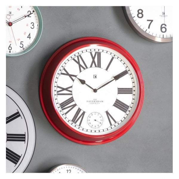 Concord Clock Red W520 x D90 x H520mm-abc