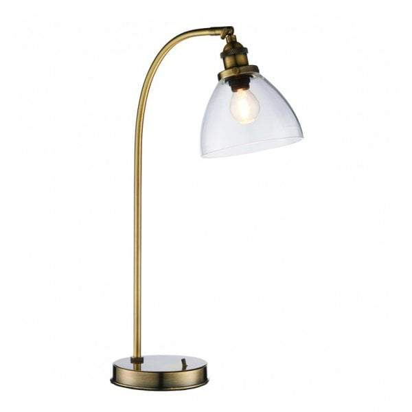 Hansen Table Lamp Antique Brass-abc