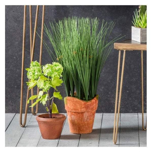 Artificial Faux Potted Rye Grass-abc