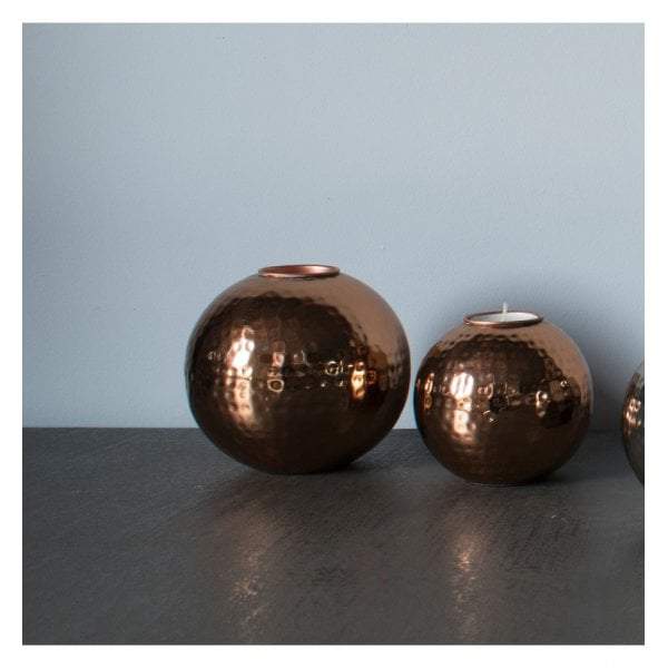 Kendrick Medium Tealight Holder Copper-abc