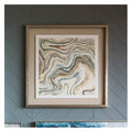 Desert Ocean Framed Art-abc