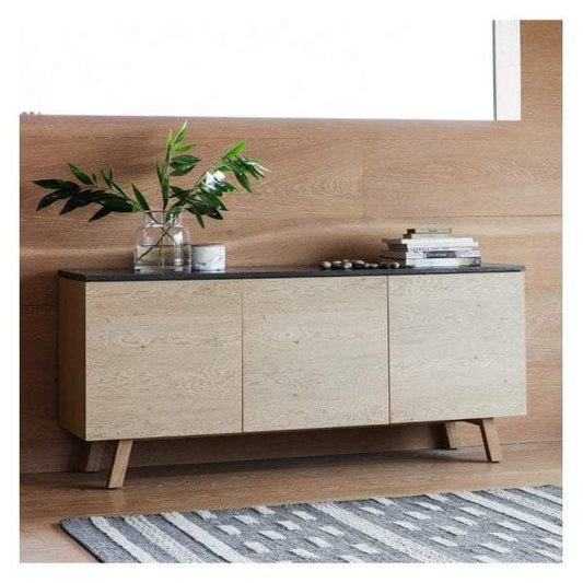 Banda Burnished 3 Door / 1 Drawer Sideboard-abc