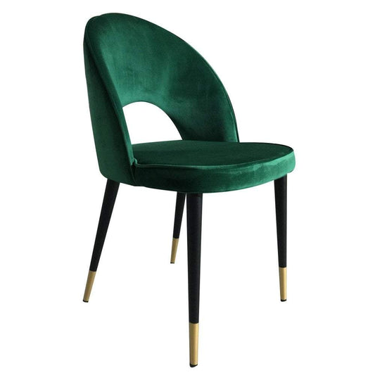 Bourdain Dining Chair Green Velvet (Set of Two)-abc
