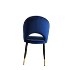 Bourdain Dining Chair Navy Velvet (Set of Two)-abc