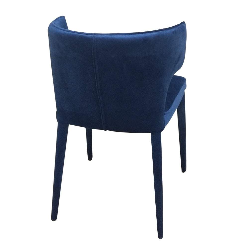 Portofino Dining Chair Navy Velvet (Set of Two)-abc