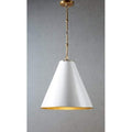 Monte Carlo hanging lamp White/Brass-abc