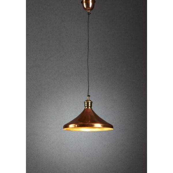 Barbados Hanging Lamp in Copper-abc
