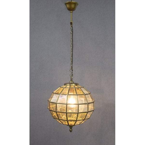Prince Albert Small Hanging Lamp Brass-abc