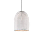 Bowerbird Hanging Lamp Medium in White-abc