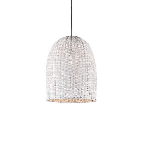 Bowerbird Hanging Lamp Medium in White-abc