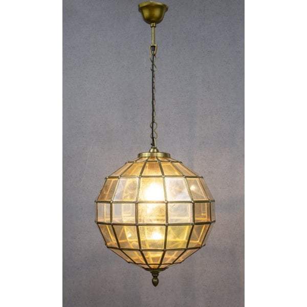 Prince Albert Medium Hanging Lamp Brass-abc