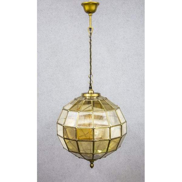 Prince Albert Medium Hanging Lamp Brass-abc