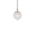 Kasbah white beaded hanging lamp-abc