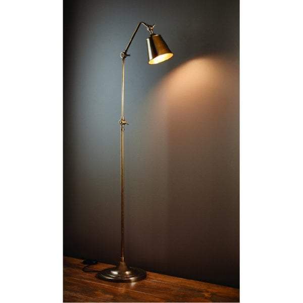 Newbury Floor Lamp Antique Brass-abc