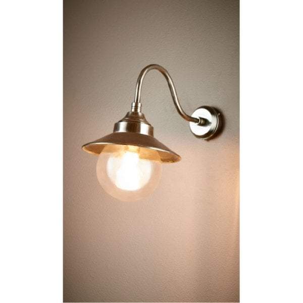 Zermatt wall lamp in antique silver-abc