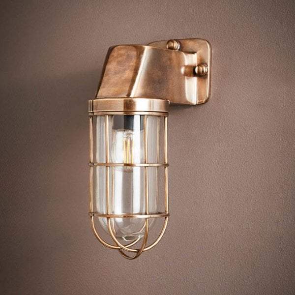 Royal London Wall Lamp Antique Brass-abc