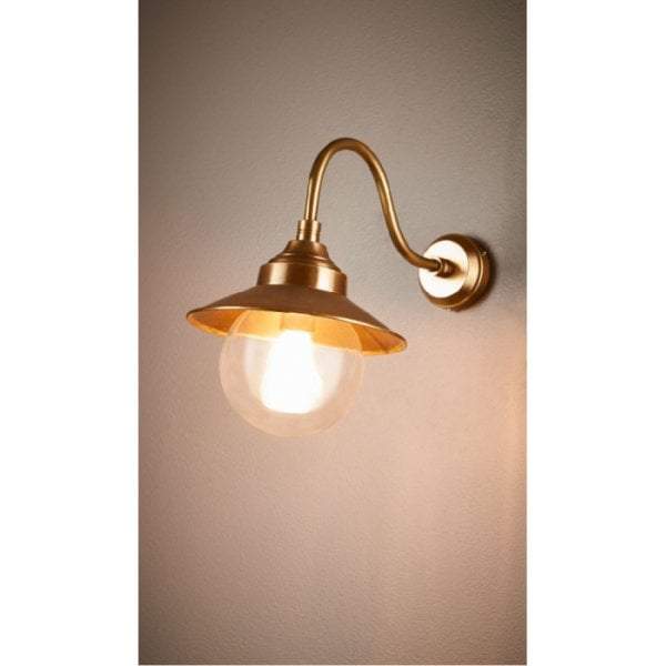 Zermatt Wall lamp in antique brass-abc