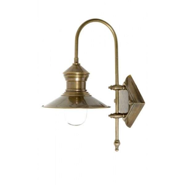 St James Wall Lamp in Antique Brass-abc