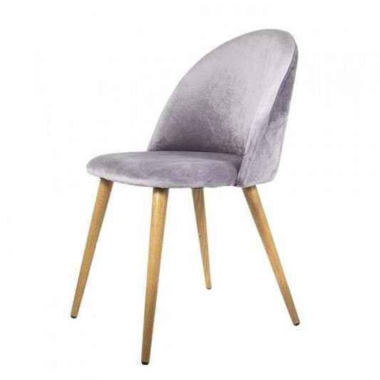 Diamond Velvet Chair Grey-abc
