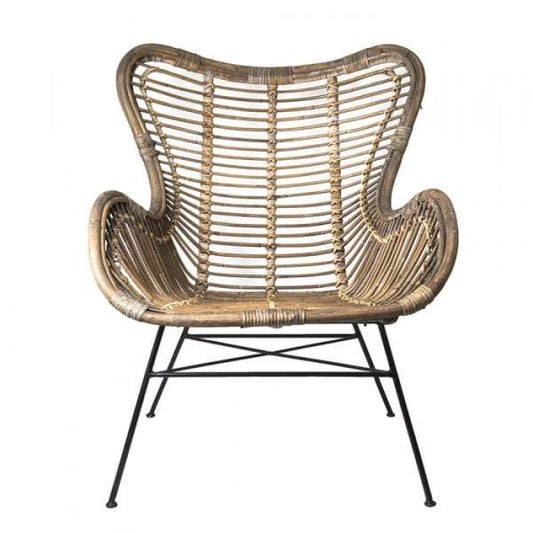 Barcelona Wing Back Chair W/Cushion-abc