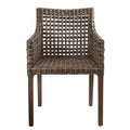 Samsara Chair w Arms Grey inc Cushion-abc