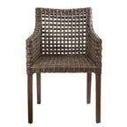 Samsara Chair w Arms Grey inc Cushion-abc