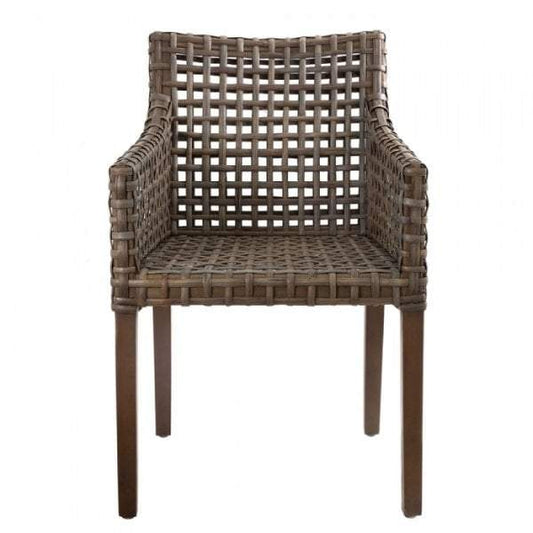 Samsara Chair w Arms Grey inc Cushion-abc