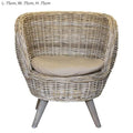 Round Bucket Chair-abc