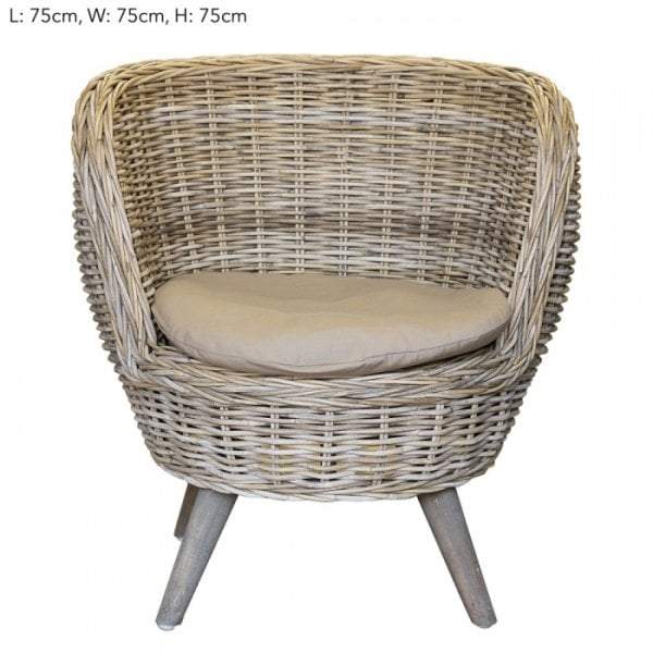 Round Bucket Chair-abc