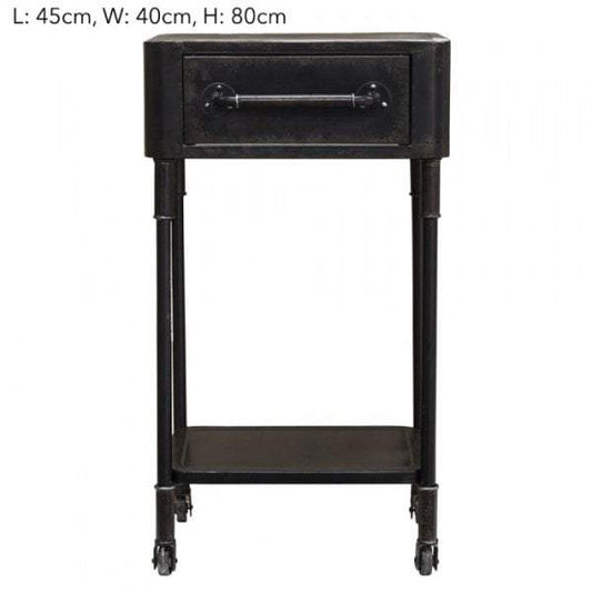 Detroit Side Table With Drawer-abc