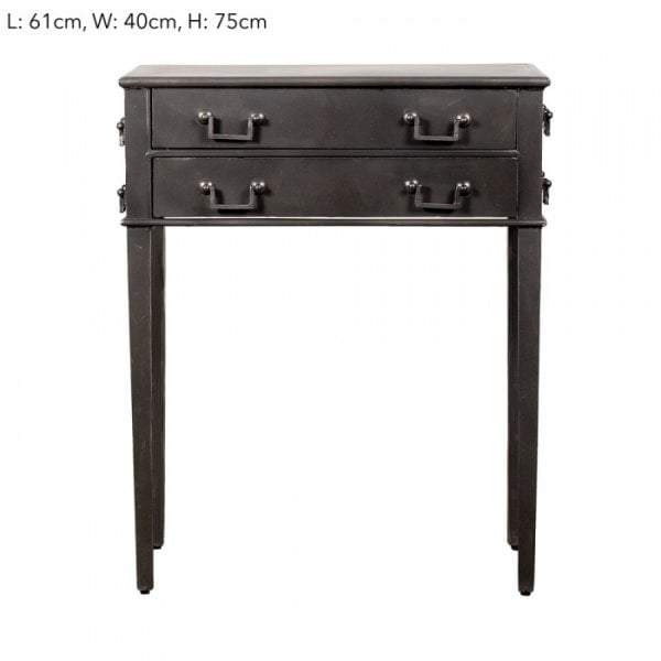 Paris Side Table with Drawers-abc