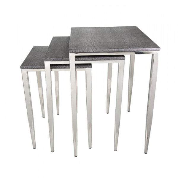 Alor Set 3 Shagreen Tables-abc