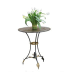 Versailles Round Metal Table-abc