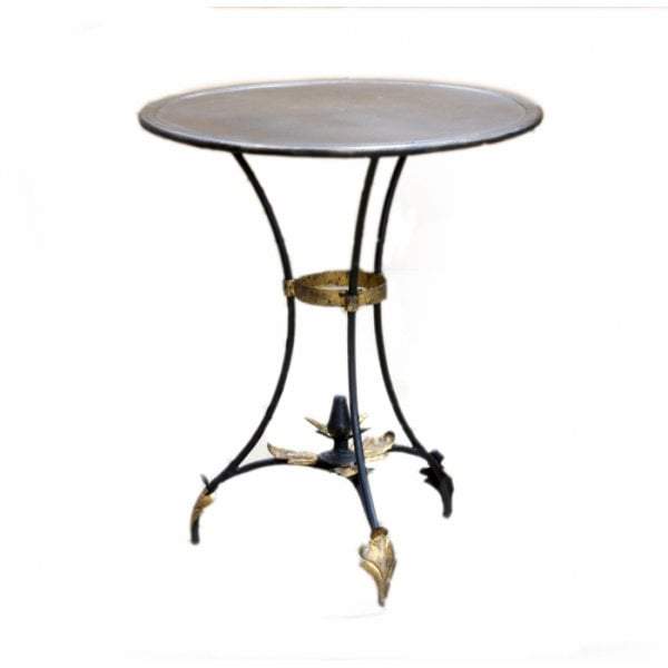 Versailles Round Metal Table-abc