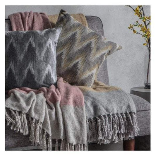 Zenda Mohair Throw Ochre-abc