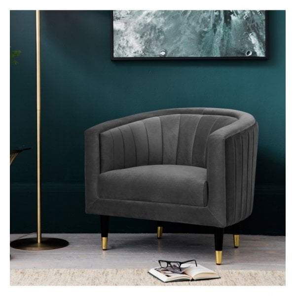 Vera Armchair Mirage Velvet-abc
