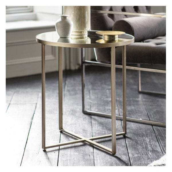Laurance Side Table Silver-abc