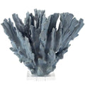 Coral Decor with Crystal Glass Base-abc