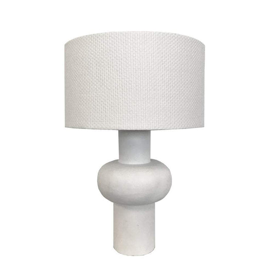 Oliver Lamp Limed White-abc
