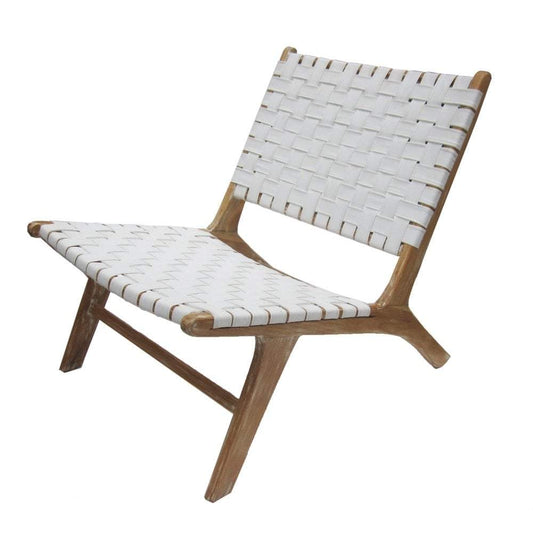 Sentosa Chair White Leather-abc