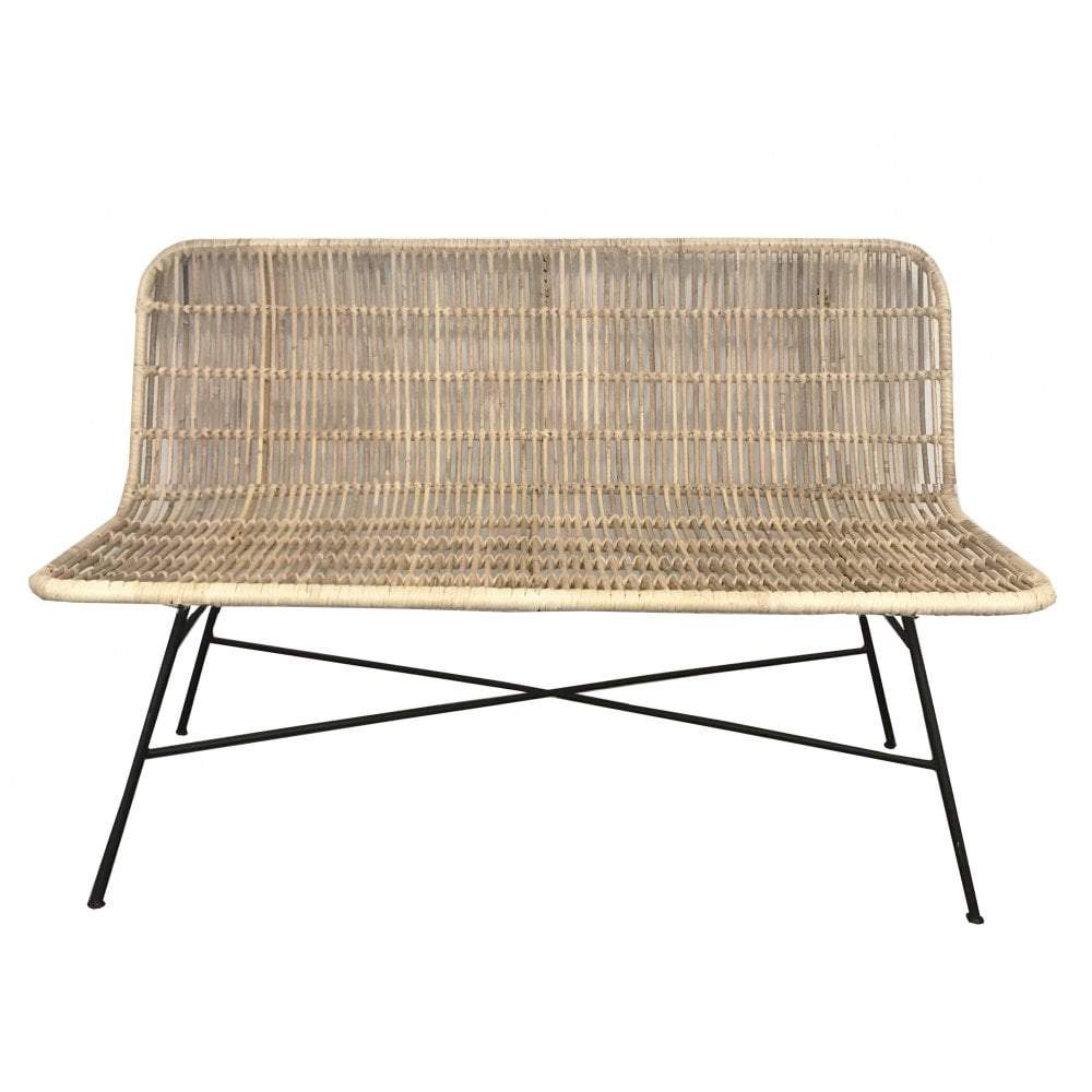 Heikke Rattan Settee Natural-abc