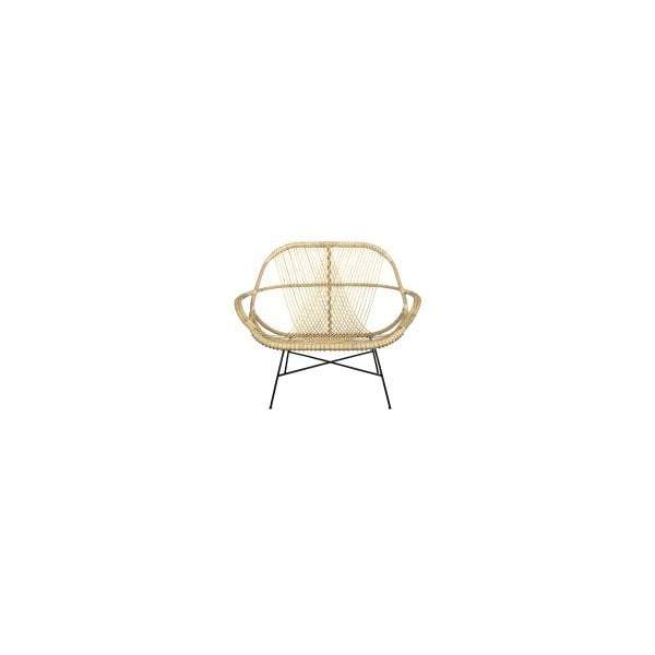 Sibylla Rattan Love Seat Nat-abc