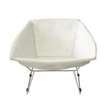 Saul Chair White Leather-abc