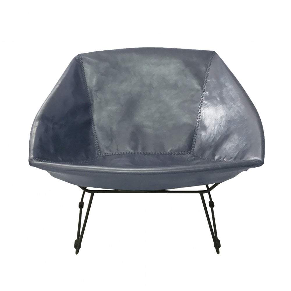 Saul Chair Grey Leather-abc