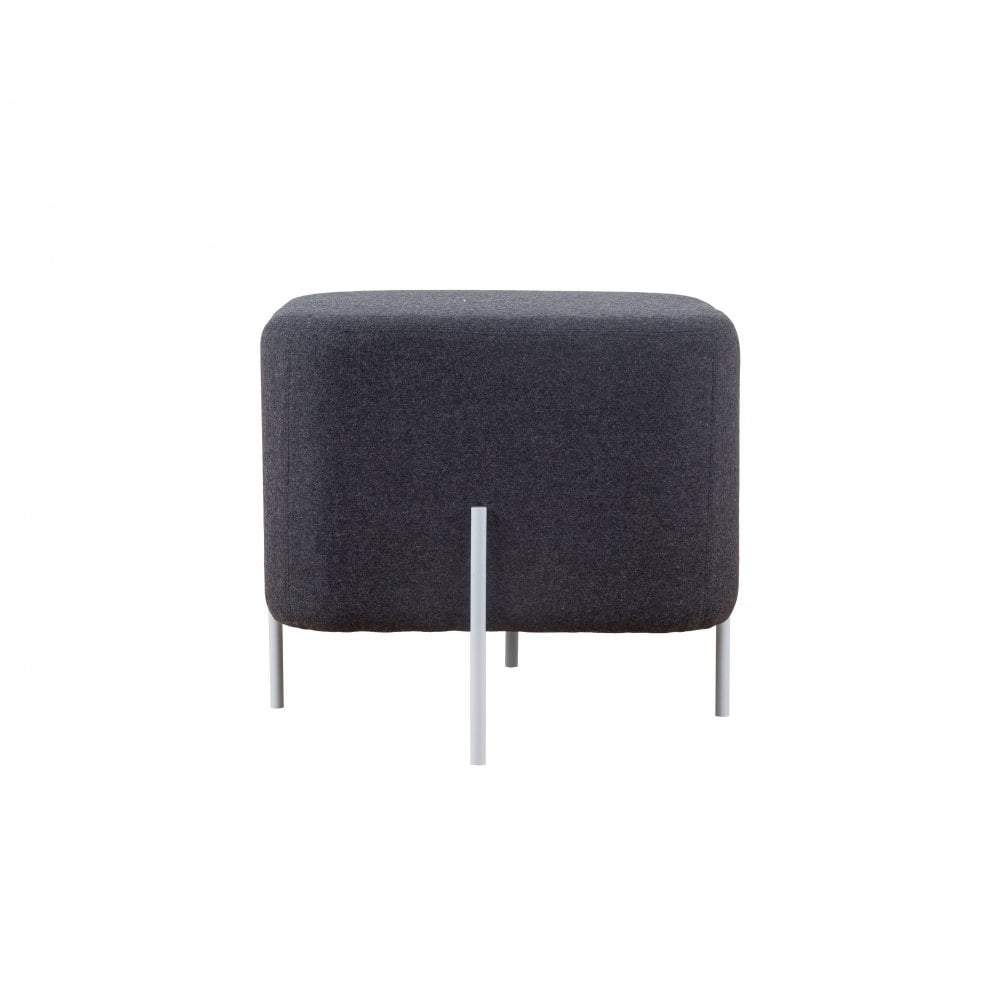 Milo Ottoman Small Grey/White-abc