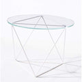 Metageo Side Table White-abc