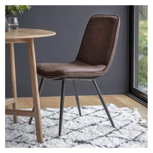 Newton Chair Brown (2pk)-abc