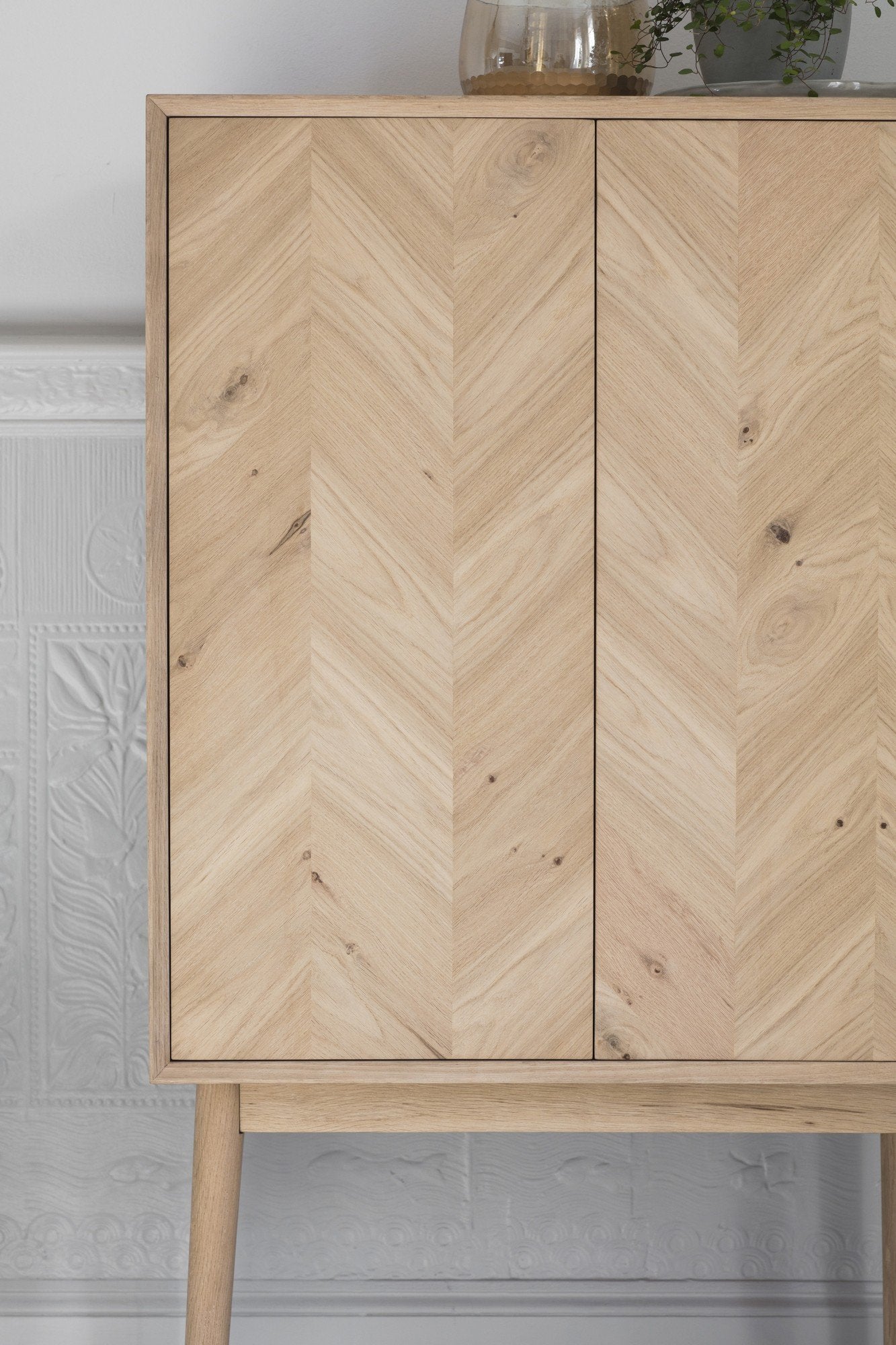 Madina 2 Door Cocktail Cabinet-abc