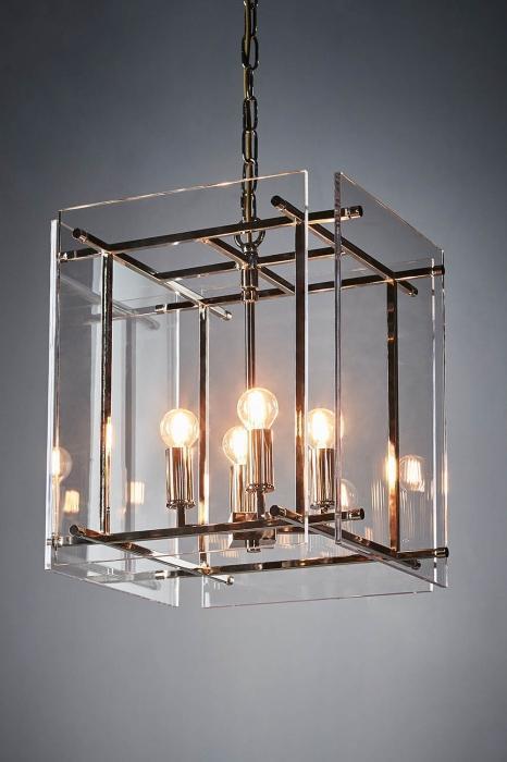 Duke hanging lamp in nickel-abc